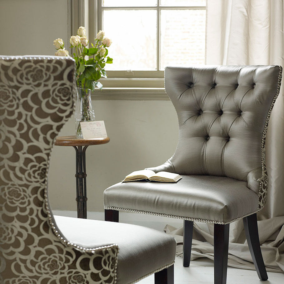 Two Blanchard Chairs by David Seyfried in a fashionable room