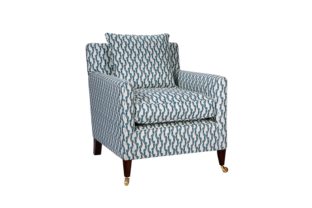 David Seyfried Kendrick arm chair with pattern