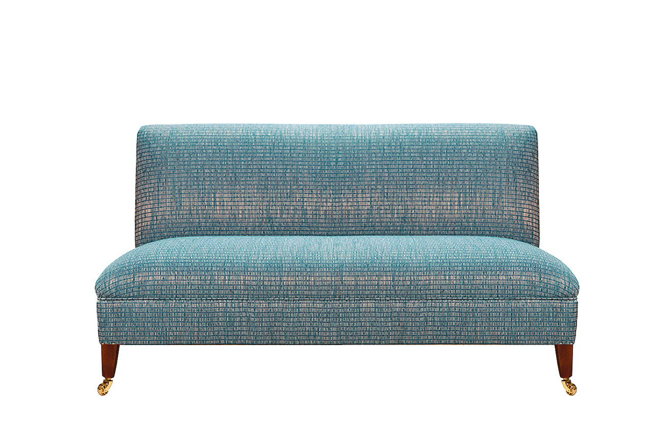 David Seyfried Phillimore Sofa in blue fabric