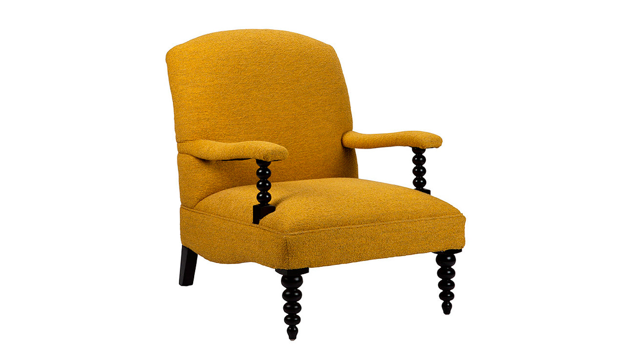 David Seyfried Portobello Chair in mustard