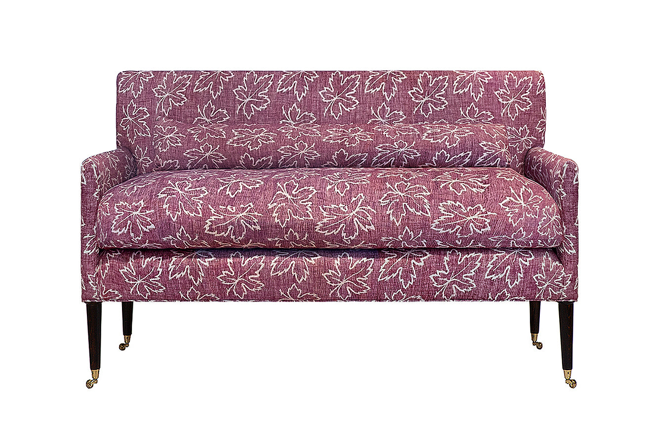 David Seyfried Salvesen Graham Sofa in Fermoie Maple MAPL-002 fabric. Showroom Clearance.
