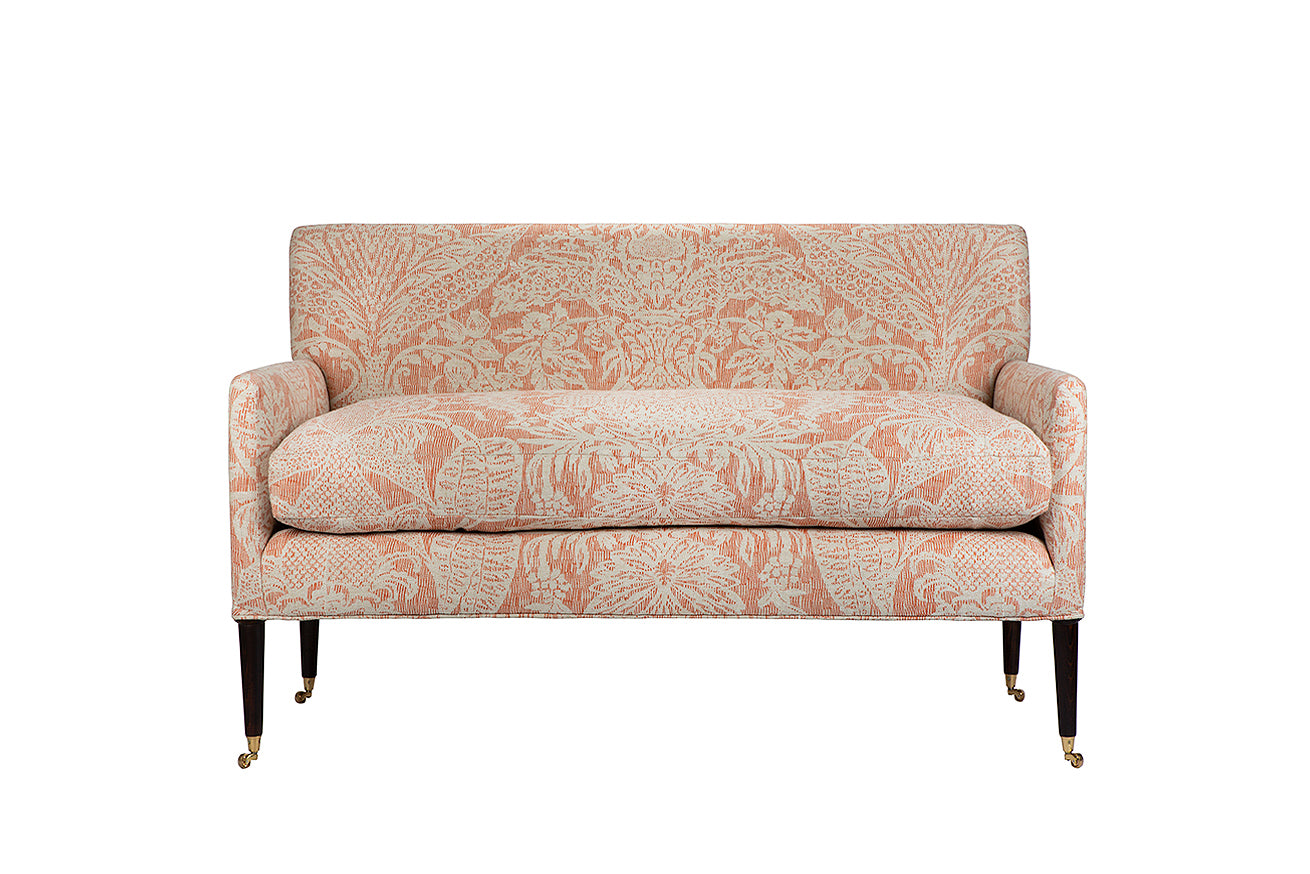 David Seyfried Salvesen Graham sofa in pink fabric