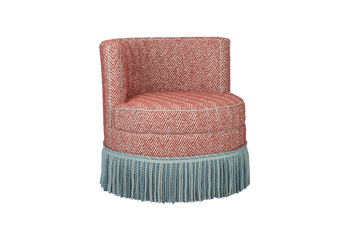 David Seyfried Albion Chair with fringe