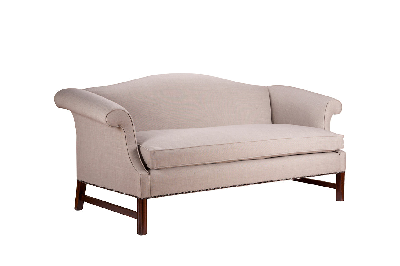 David Seyfried Chippendale Sofa side view