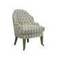 David Seyfried Editors Chair with green pattern