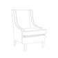 David Seyfried Pembroke Wing Chair sketch