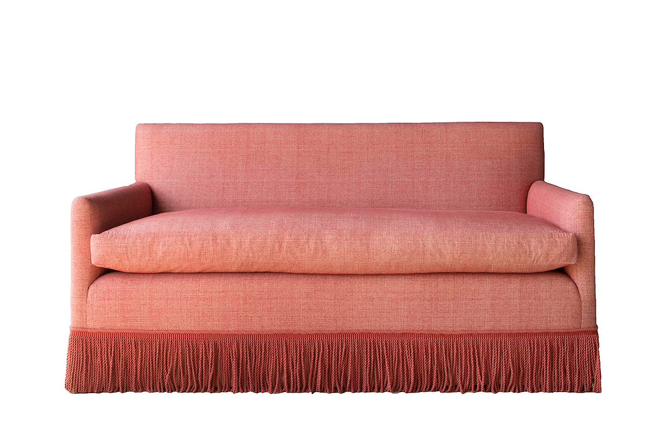 David Seyfried Salvesen Graham Sofa with fringe
