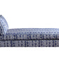 David Seyfried Armless Chaise in Fermoie Whittle WHIT-013 fabric. Showroom Clearance 