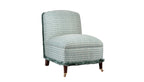 David Seyfried Astell Chair in blue fabric