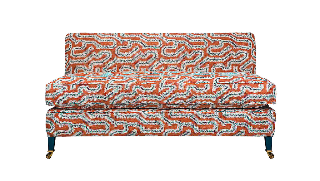 David Seyfried Belgrave Sofa in Rapture and Wright fabric