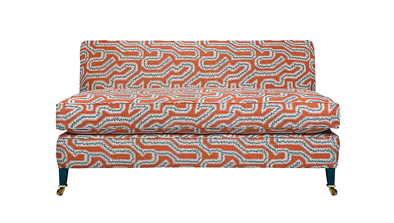 David Seyfried Belgrave Sofa in Rapture and Wright fabric