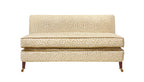 David Seyfried Belgrave Sofa in Sanderson Truffle Wheat fabric