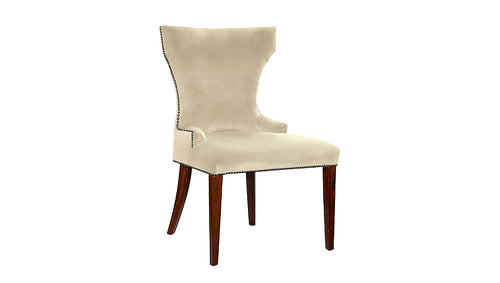 David Seyfried Blanchard Dining Chair in cream fabric