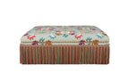 David Seyfried Box Ottoman on Frame Base with fringe