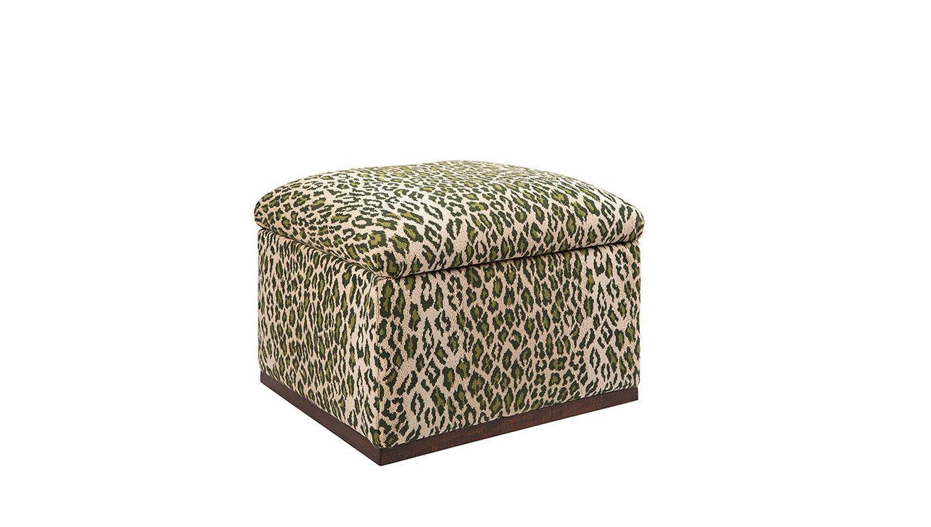 David Seyfried Box Stool on Frame Base