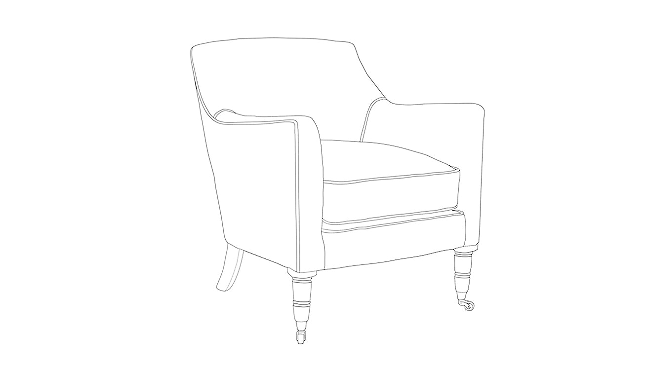 David Seyfried Cadogan Chair (Turned Leg) sketch