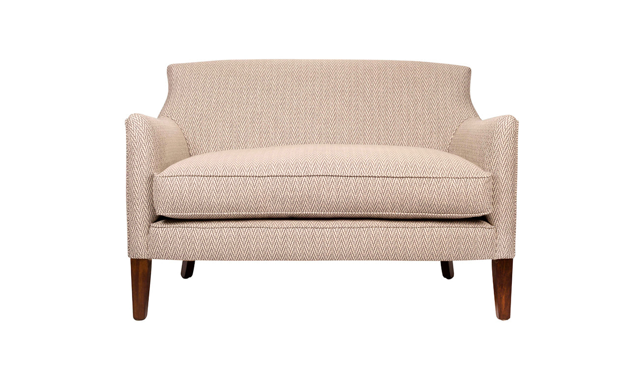 David Seyfried Cadogan Sofa in herrinbone fabric
