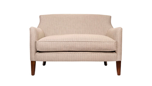 David Seyfried Cadogan Sofa in herrinbone fabric