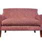 David Seyfried Cadogan Sofa in Rapture & Wright Meander Burnt Sienna fabric. Showroom Clearance 