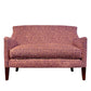 David Seyfried Cadogan Sofa in Rapture & Wright Meander Burnt Sienna fabric