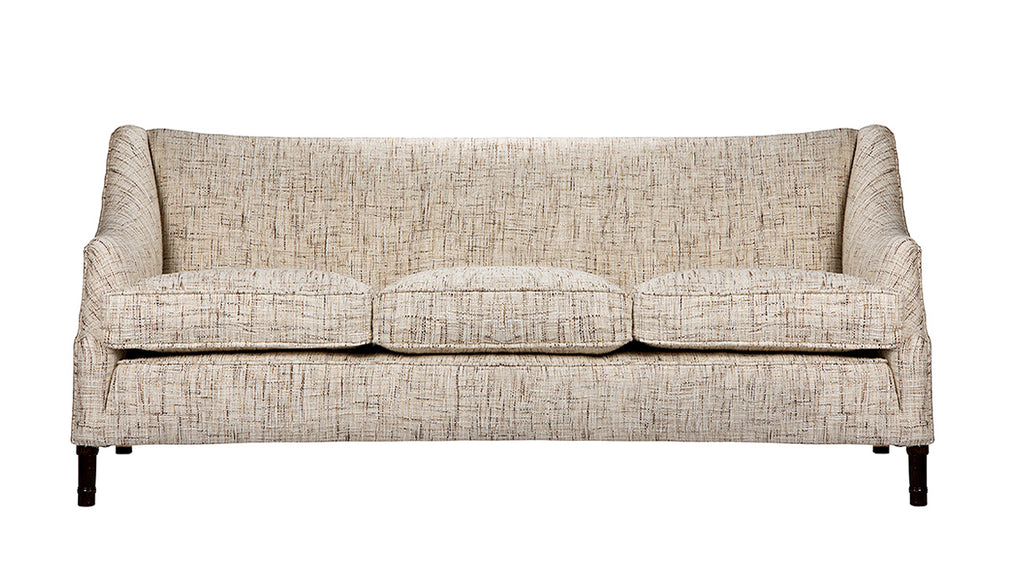 David Seyfried Cavendish Curved Sofa with bamboo leg 