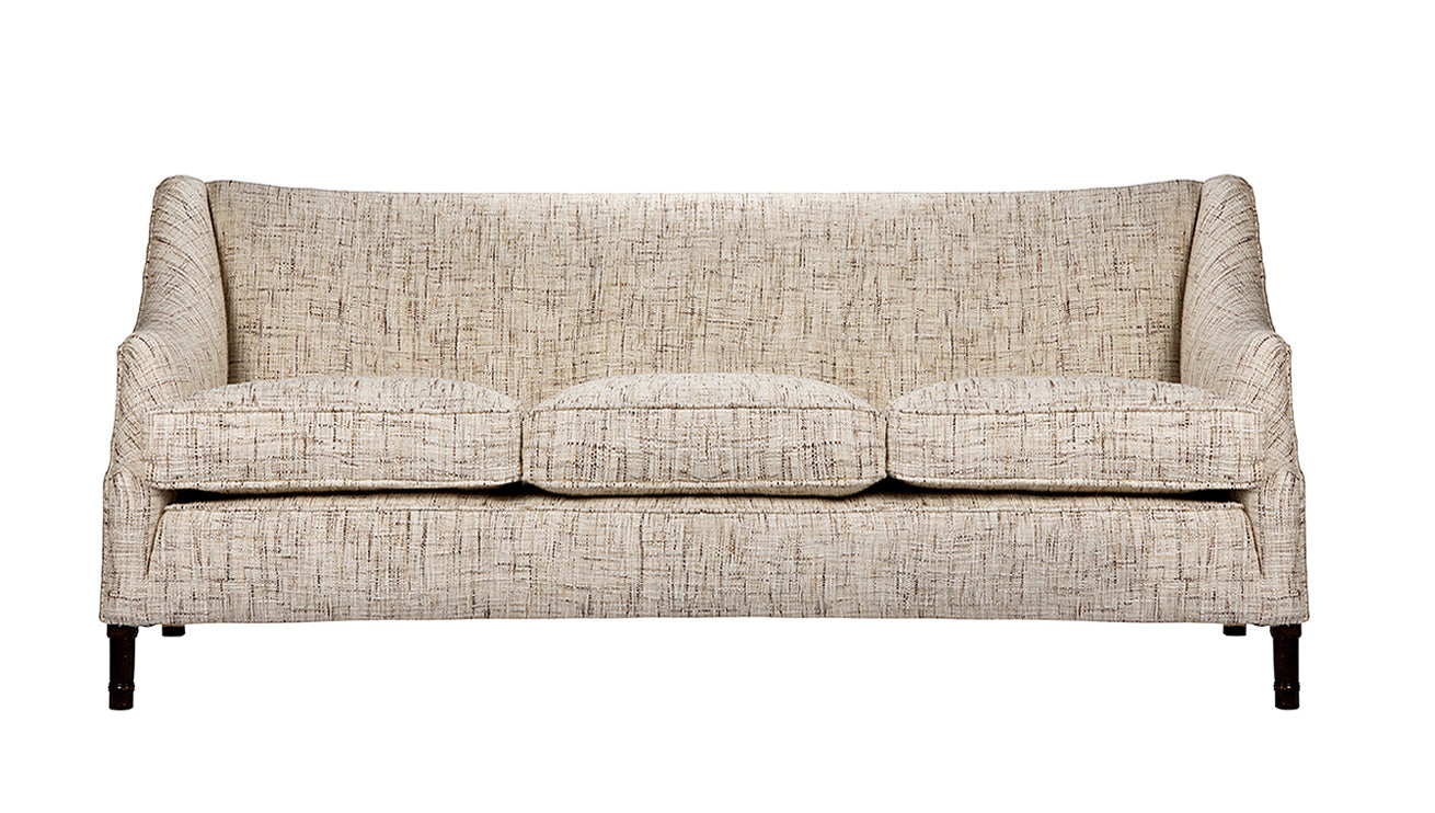 David Seyfried Cavendish Curved Sofa with bamboo leg 