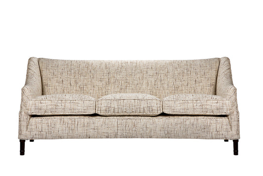 David Seyfried Cavendish Curved Sofa with bamboo leg