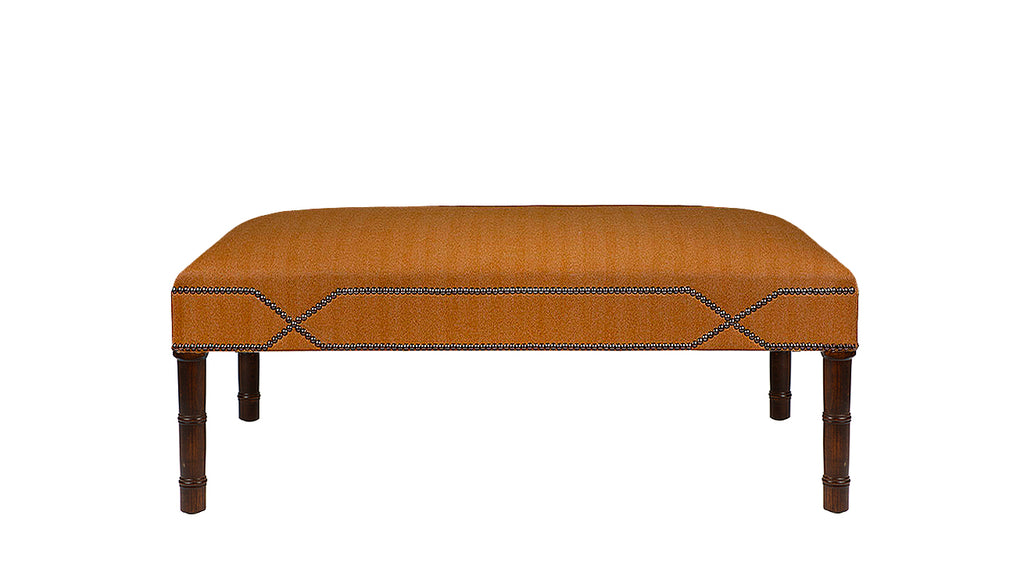 David Seyfried Connaught Stool in brown