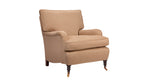 David Seyfried Eaton Chair in herringbone fabric