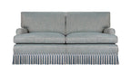 David Seyfried Eaton Sofa in Romo fabric with fringe