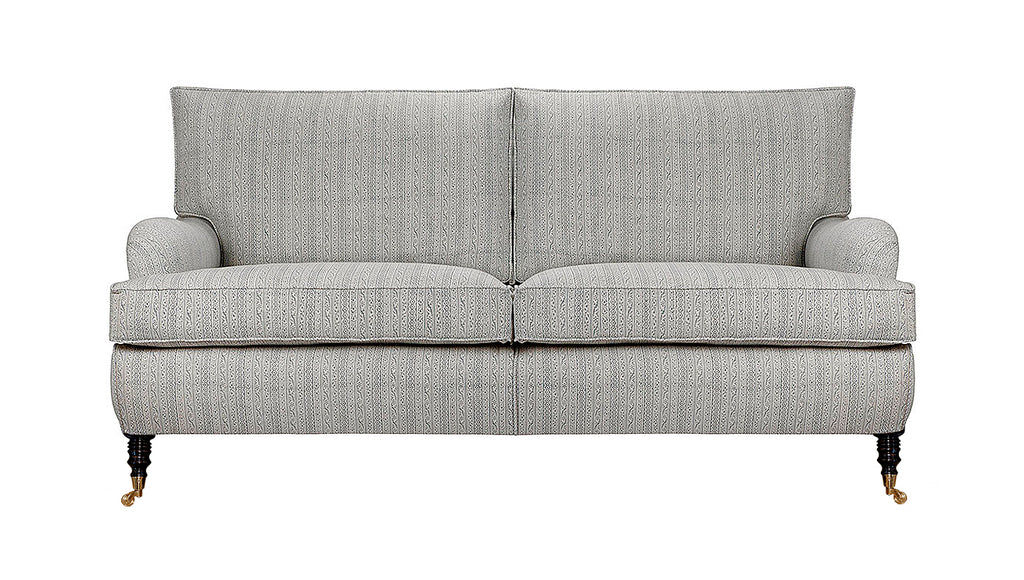 David Seyfried Eaton Sofa in grey fabric