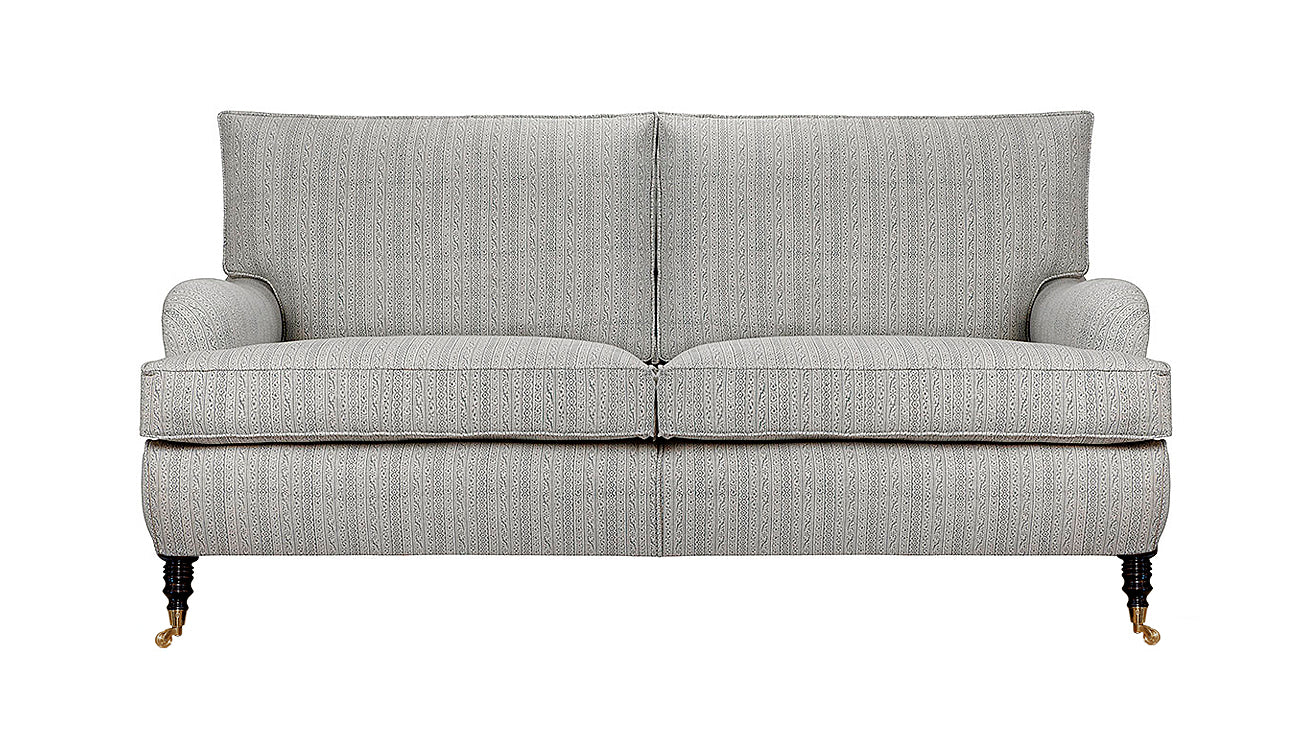 David Seyfried Eaton Sofa in grey fabric