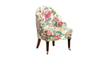 David Seyfried Editors Chair in Sanderson Emperor Peony fabric