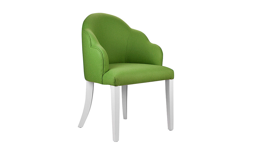 David Seyfried Editors Dining Chair in green