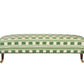 David Seyfried Georgian Style Stool in Paxton fabric