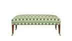 David Seyfried Georgian Style Stool in Paxton fabric