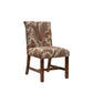 David Seyfried Lyall Dining Chair in Etro Achillia Sabbia fabric. Showroom Clearance.