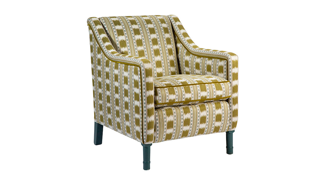 David Seyfried Munro Arm Chair in James Hare fabric