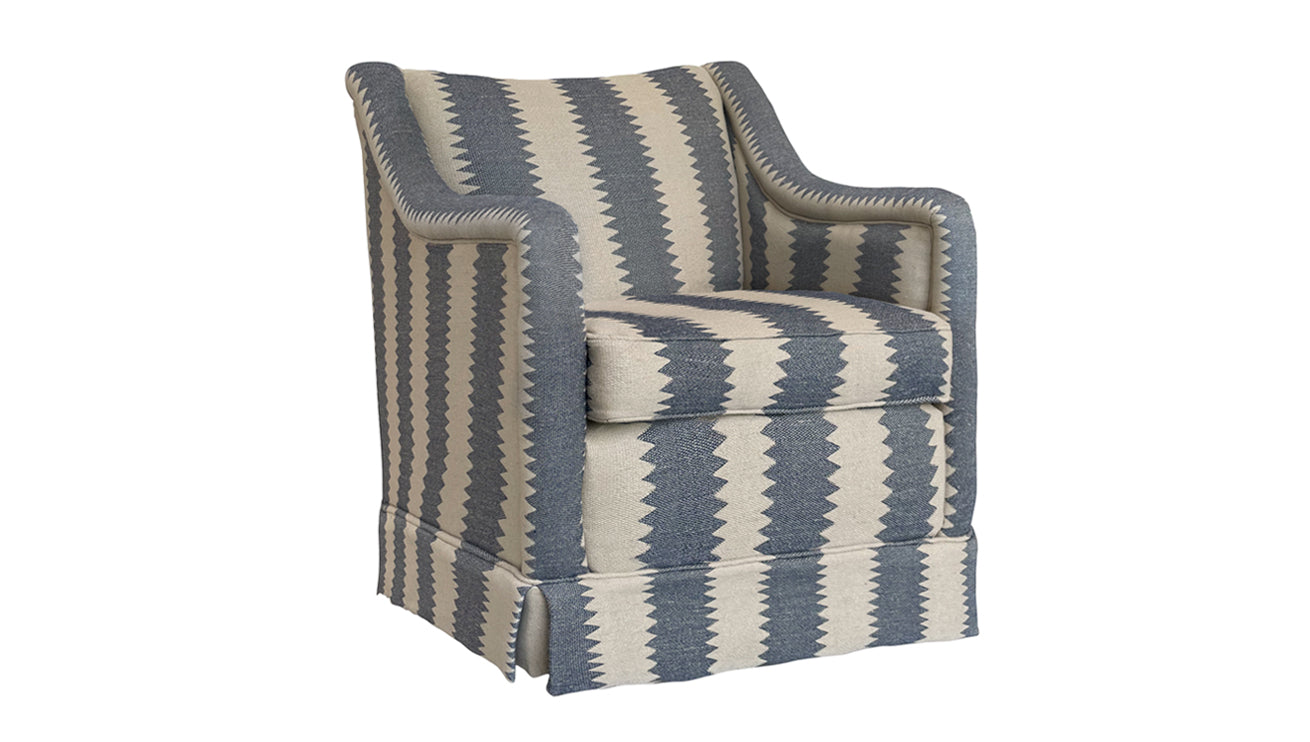 David Seyfried Munro Arm Chair with Swivel base
