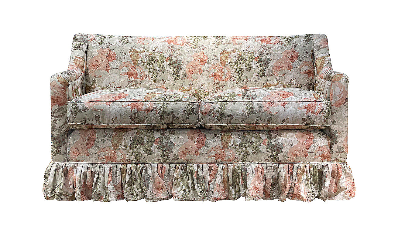 David Seyfried Munro sofa in floral fabric
