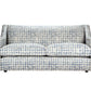 David Seyfried Munro sofa in Pierre Frey Neville Ceruleen fabric