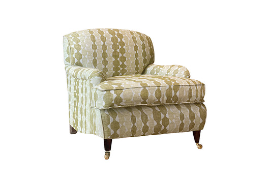 David Seyfried Oakley Chair in Fermoie Whittle WHIT-005 fabric. Showroom Clearance.