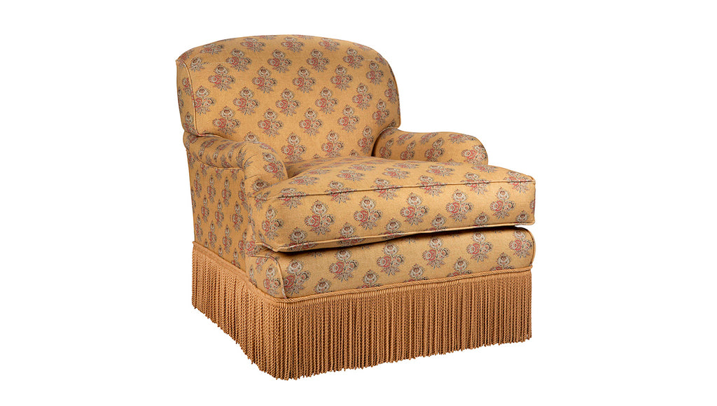 David Seyfried Oakley Chair with fringe 