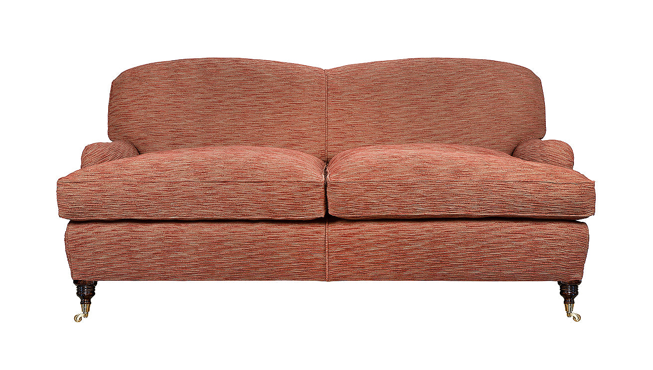 David Seyfried Oakley sofa  in red fabric