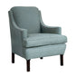 David Seyfried Ripple Chair (Large) in Salvesen Graham Seaweed Woven Aegean fabric. Showroom Clearance