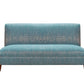 David Seyfried Phillimore Sofa in blue fabric