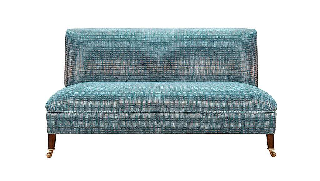 David Seyfried Phillimore Sofa in blue fabric