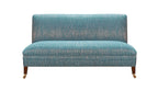 David Seyfried Phillimore Sofa in blue fabric