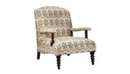 David Seyfried Portobello Chair in cream fabric