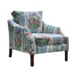 David Seyfried Rochester Chair in a floral fabic